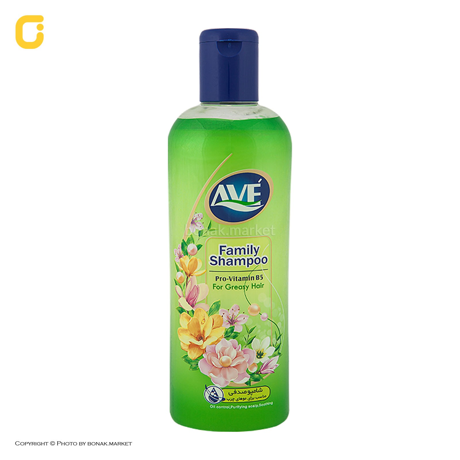 اوه شامپوخانواده1ل سبز-12ع