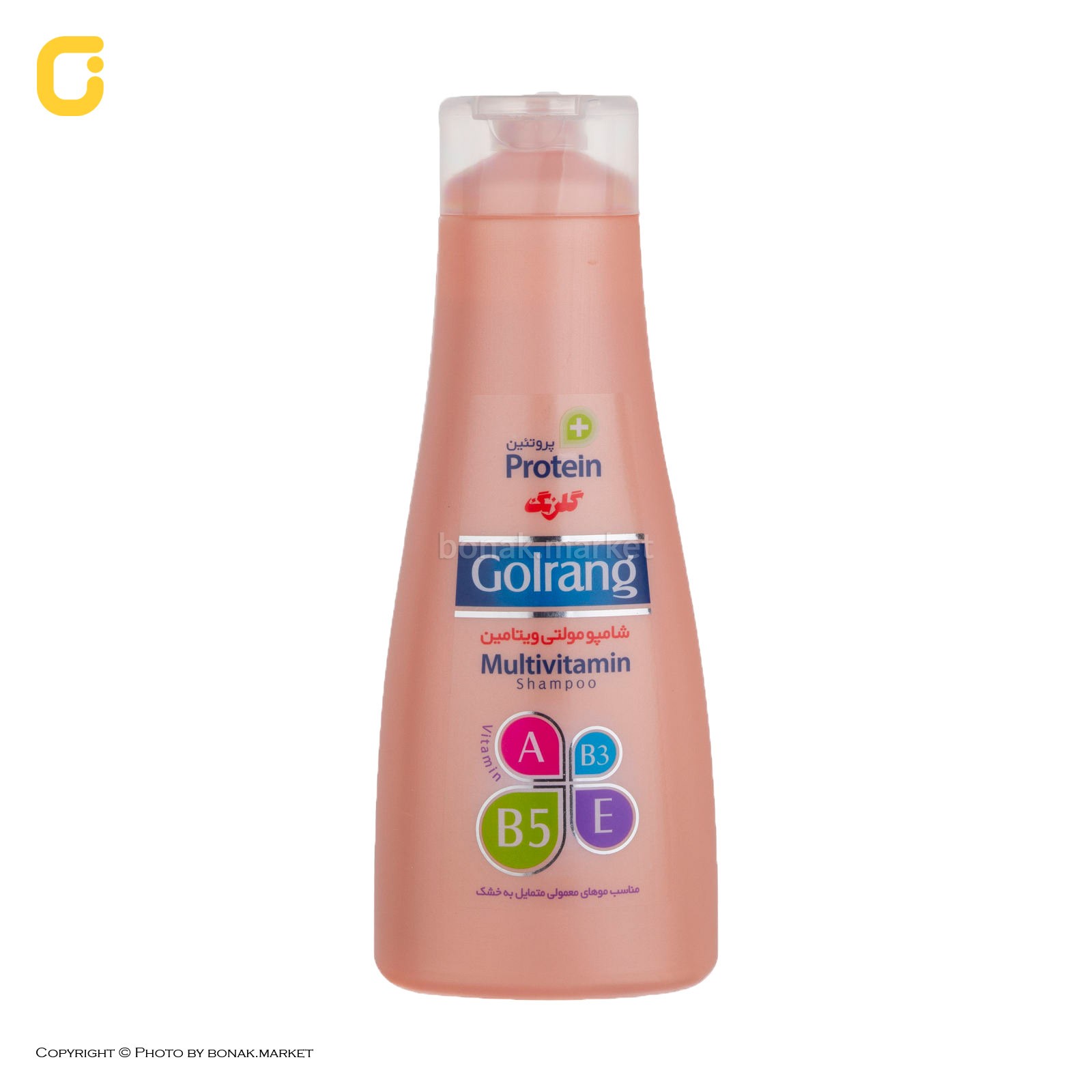 گلرنگ شامپومولتی خشک900گ-12ع