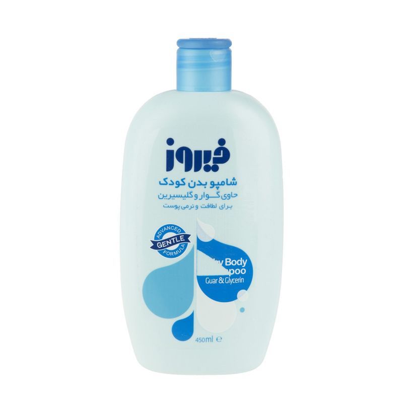 فیروز شامپوبدن450آبی-16ع