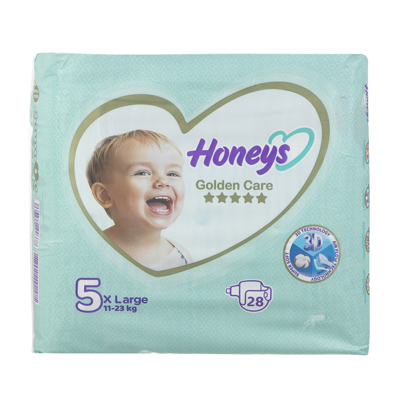 هانیز پوشک دوبل5-4ع