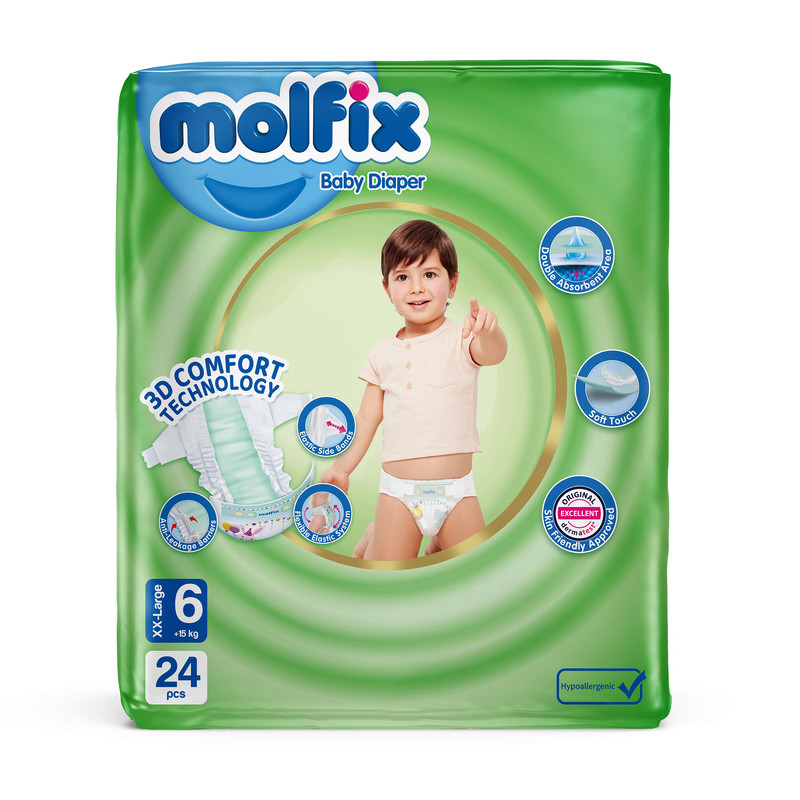 مولفیکس پوشک دوبل6-4ع