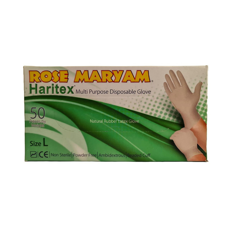 رزمریم دستکشLلاتکس50عددی