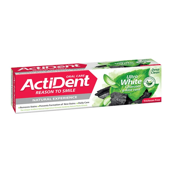 اکتیدنت خمیردندان سفیدکننده100گ-12ع