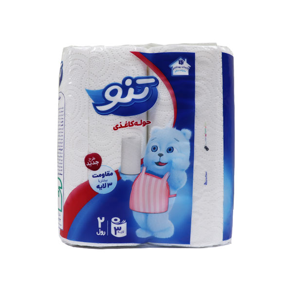 تنو دستمال حوله2رول-12ع