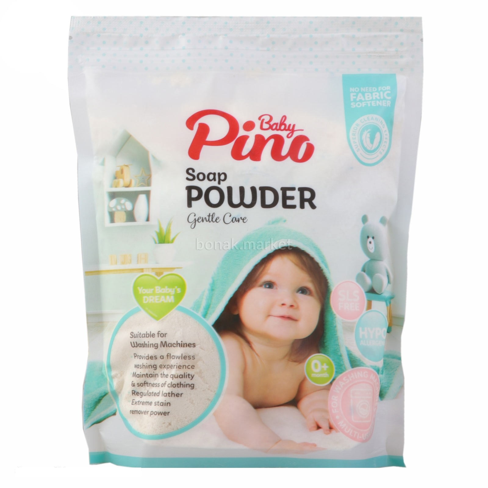 پینو پودرصابون ماشین800گ-12ع